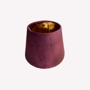 Lampskärm Vinröd