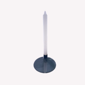 Ljusstake Rund Grå