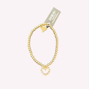 Gemini Armband Guld Kulor/Hjärta